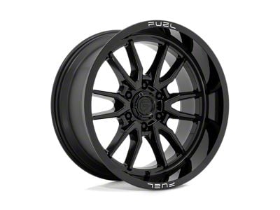 Fuel Wheels Clash Gloss Black 6-Lug Wheel; 20x10; -18mm Offset (07-13 Silverado 1500)