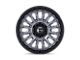 Fuel Wheels Rincon Matte Gunmetal with Black Lip 6-Lug Wheel; 17x8.5; -1mm Offset (07-13 Silverado 1500)