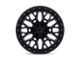 Fuel Wheels Sigma Blackout with Gloss Black Lip 6-Lug Wheel; 22x9.5; 18mm Offset (07-13 Silverado 1500)