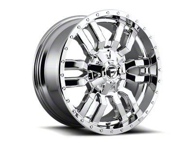 Fuel Wheels Sledge Chrome 6-Lug Wheel; 20x10; -18mm Offset (07-13 Silverado 1500)