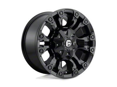 Fuel Wheels Vapor Matte Black 6-Lug Wheel; 22x10; 10mm Offset (07-13 Silverado 1500)