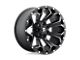 Fuel Wheels Assault Matte Black Milled 8-Lug Wheel; 18x9; 1mm Offset (07-10 Silverado 2500 HD)