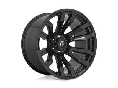 Fuel Wheels Blitz Gloss Black 8-Lug Wheel; 17x9; 1mm Offset (07-10 Silverado 2500 HD)