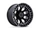 Fuel Wheels Charger Gloss Black Brushed Face with Dark Tint 8-Lug Wheel; 20x9; 1mm Offset (07-10 Silverado 2500 HD)