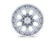 Fuel Wheels Charger Gloss Silver with Machined Face 8-Lug Wheel; 20x9; 1mm Offset (07-10 Silverado 2500 HD)