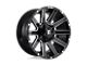 Fuel Wheels Contra Gloss Black Milled 8-Lug Wheel; 20x9; 1mm Offset (07-10 Silverado 2500 HD)