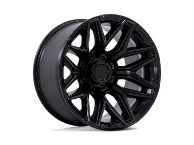 Fuel Wheels Flux Blackout 8-Lug Wheel; 20x10; -18mm Offset (11-14 Silverado 2500 HD)