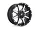 Fuel Wheels Maverick Matte Black Machined 8-Lug Wheel; 20x10; -12mm Offset (11-14 Silverado 2500 HD)