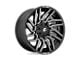 Fuel Wheels Typhoon Gloss Black Milled 8-Lug Wheel; 20x9; 1mm Offset (07-10 Silverado 2500 HD)