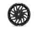 Fuel Wheels Typhoon Gloss Black 8-Lug Wheel; 20x9; 1mm Offset (11-14 Silverado 2500 HD)