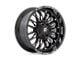 Fuel Wheels Arc Gloss Black Milled 8-Lug Wheel; 20x9; 1mm Offset (11-14 Silverado 3500 HD SRW)