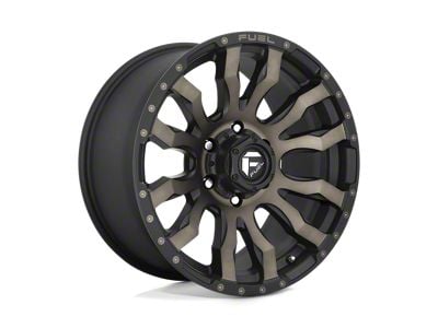 Fuel Wheels Blitz Matte Black with Double Dark Tint 8-Lug Wheel; 17x9; 1mm Offset (07-10 Silverado 3500 HD SRW)