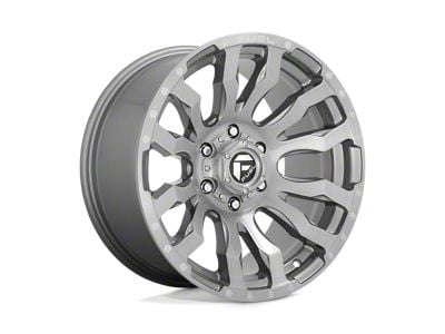 Fuel Wheels Blitz Platinum 8-Lug Wheel; 20x9; 1mm Offset (11-14 Silverado 3500 HD SRW)