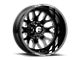 Fuel Wheels FF19D Gloss Black Milled 8-Lug Wheel; 22x12; -50mm Offset (11-14 Silverado 3500 HD SRW)