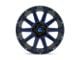 Fuel Wheels Contra Gloss Black with Blue Tinted Clear 6-Lug Wheel; 22x12; -43mm Offset (07-14 Tahoe)