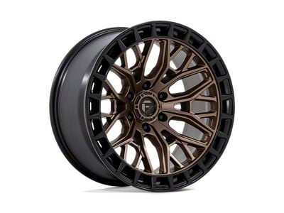 Fuel Wheels Sigma Matte Bronze with Matte Black Lip 6-Lug Wheel; 22x9.5; 18mm Offset (07-14 Tahoe)