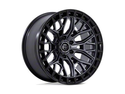 Fuel Wheels Sigma Matte Gunmetal with Matte Black Lip 6-Lug Wheel; 22x9.5; 18mm Offset (07-14 Tahoe)