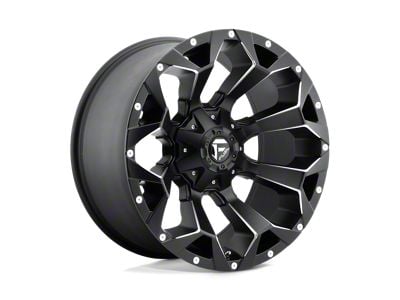 Fuel Wheels Assault Matte Black Milled 6-Lug Wheel; 22x9.5; 20mm Offset (07-14 Yukon)