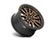 Fuel Wheels Rebel Matte Bronze with Black Bead Ring 6-Lug Wheel; 22x12; -44mm Offset (07-14 Yukon)