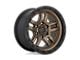 Fuel Wheels Ammo Matte Bronze with Black Bead Ring 6-Lug Wheel; 18x9; 1mm Offset (09-14 F-150)