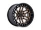 Fuel Wheels Celsius Matte Bronze with Matte Black Lip 6-Lug Wheel; 17x9; 1mm Offset (09-14 F-150)