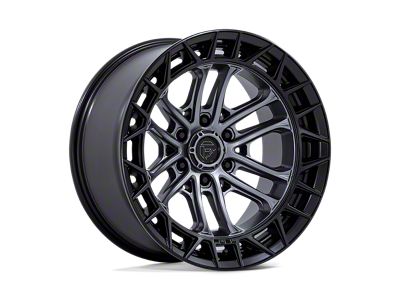 Fuel Wheels Celsius Matte Gunmetal with Matte Black Lip 6-Lug Wheel; 20x9; 20mm Offset (09-14 F-150)