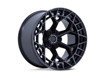 Fuel Wheels Charger Gloss Black Brushed Face with Dark Tint 6-Lug Wheel; 22x12; -44mm Offset (09-14 F-150)