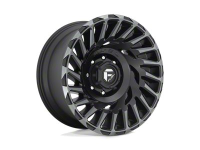 Fuel Wheels Cyclone Matte Machined Double Dark Tint 6-Lug Wheel; 18x9; 1mm Offset (09-14 F-150)