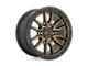 Fuel Wheels Rebel Matte Bronze with Black Bead Ring 6-Lug Wheel; 17x9; -12mm Offset (09-14 F-150)