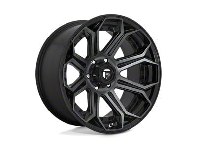 Fuel Wheels Siege Gloss Machined Double Dark Tint 6-Lug Wheel; 22x10; -18mm Offset (09-14 F-150)