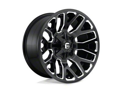 Fuel Wheels Warrior Gloss Black Milled 6-Lug Wheel; 20x9; 1mm Offset (09-14 F-150)