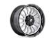 Fuel Wheels Arc Silver Brushed Face with Milled Black Lip 5-Lug Wheel; 20x9; 1mm Offset (09-18 RAM 1500)