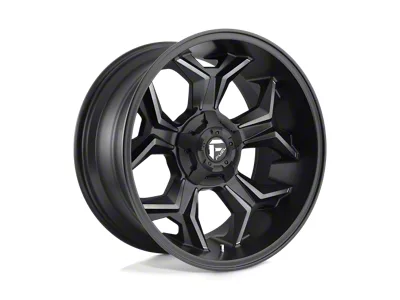 Fuel Wheels Avenger Matte Black with Double Dark Tint 5-Lug Wheel; 20x9; 1mm Offset (09-18 RAM 1500)