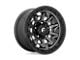 Fuel Wheels Covert Matte Gunmetal with Black Bead Ring 5-Lug Wheel; 18x9; 1mm Offset (09-18 RAM 1500)