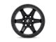 Fuel Wheels Kicker Matte Black 5-Lug Wheel; 18x9; 1mm Offset (09-18 RAM 1500)