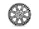 Fuel Wheels Rogue Platinum Brushed Gunmetal Tinted Clear 5-Lug Wheel; 20x9; 1mm Offset (09-18 RAM 1500)