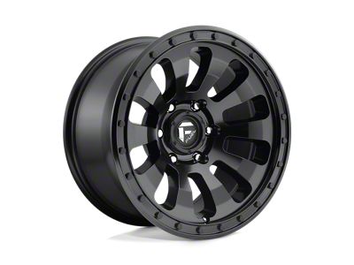 Fuel Wheels Tactic Matte Black 5-Lug Wheel; 20x9; 1mm Offset (09-18 RAM 1500)