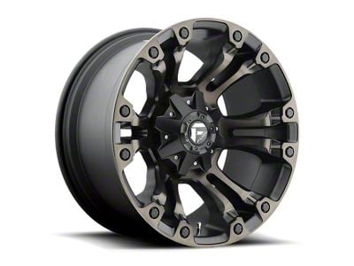 Fuel Wheels Vapor Matte Black with Double Dark Tint 5-Lug Wheel; 18x9; 1mm Offset (09-18 RAM 1500)