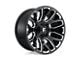 Fuel Wheels Warrior Gloss Black Milled 5-Lug Wheel; 20x9; 1mm Offset (09-18 RAM 1500)