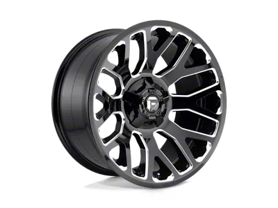 Fuel Wheels Warrior Gloss Black Milled 8-Lug Wheel; 20x9; 20mm Offset (10-18 RAM 2500)