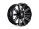 Fuel Wheels Contra Gloss Black Milled 8-Lug Wheel; 20x9; 1mm Offset (10-18 RAM 3500 SRW)