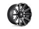 Fuel Wheels Contra Matte Black Milled 8-Lug Wheel; 20x9; 1mm Offset (10-18 RAM 3500 SRW)