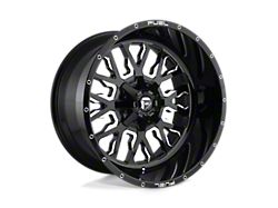 Fuel Wheels Stroke Gloss Black Milled 8-Lug Wheel; 20x9; 1mm Offset (10-18 RAM 3500 SRW)