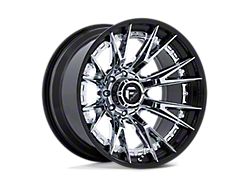 Fuel Wheels Catalyst Chrome with Gloss Black Lip 8-Lug Wheel; 22x10; -18mm Offset (11-16 F-250 Super Duty)