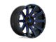 Fuel Wheels Contra Gloss Black with Blue Tinted Clear 8-Lug Wheel; 20x10; -18mm Offset (11-16 F-250 Super Duty)