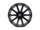 Fuel Wheels Contra Gloss Black Milled 8-Lug Wheel; 24x12; -44mm Offset (11-16 F-250 Super Duty)