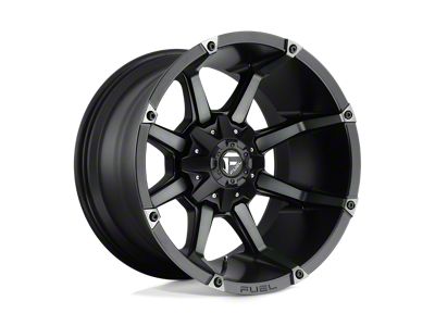 Fuel Wheels Coupler Matte Black with Double Dark Tint 8-Lug Wheel; 22x12; -44mm Offset (11-16 F-250 Super Duty)