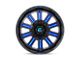 Fuel Wheels Hardline Gloss Black with Blue Tinted Clear 8-Lug Wheel; 20x9; 1mm Offset (11-16 F-250 Super Duty)