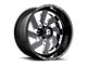 Fuel Wheels Turbo Gloss Black Milled 8-Lug Wheel; 18x9; 1mm Offset (11-16 F-250 Super Duty)