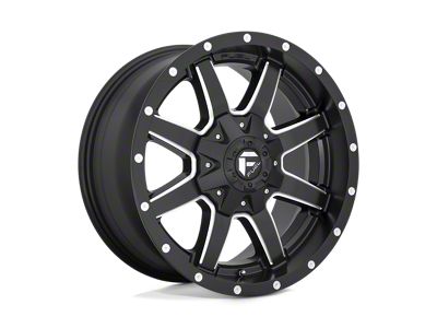 Fuel Wheels Maverick Matte Black Milled 8-Lug Wheel; 24x10; 1mm Offset (11-16 F-350 Super Duty SRW)